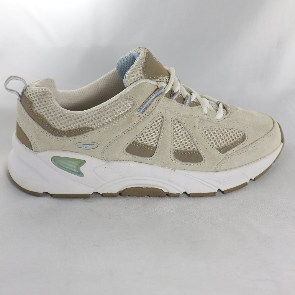 DR SCHOLL'S ASTER Gel-Cushion Tan Walking Sneakers PAIR Sz 7 Wide - Picture 1 of 8